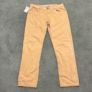 NEW Barbell Apparel Stretch Khaki Pants Mens Size 34 Slim l Athletic Fit